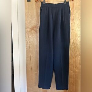 Vintage St. John Collection Navy Knit Pants